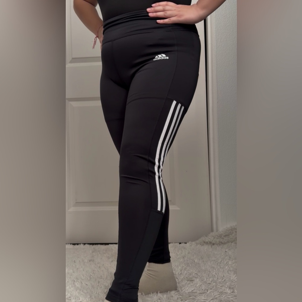 adidas Black and White Kids Leggings